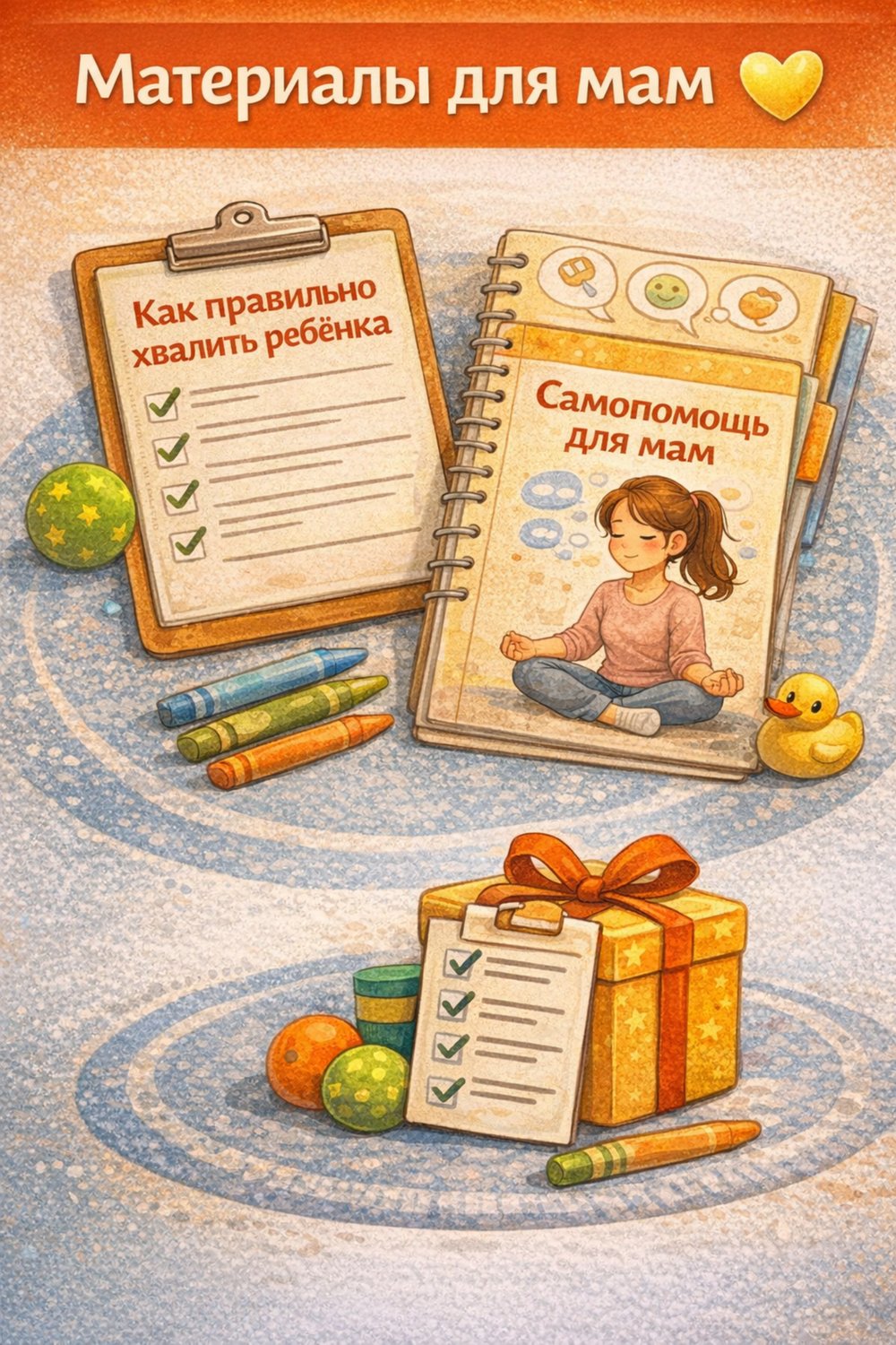 Иллюстрация: материалы для мам